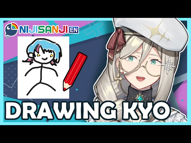 【ZATSUDAN + DRAWING】Let's Draw Kyo!【NIJISANJI EN | Aia Amare 】のサムネイル