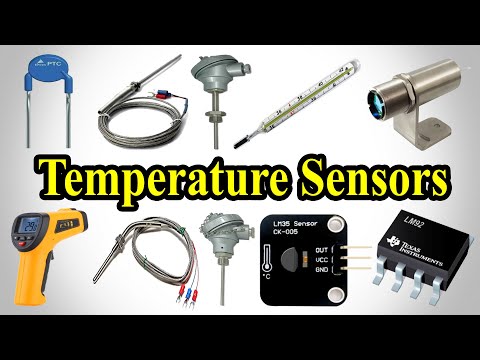 Video: Mga sensor ng temperatura: mga diagram, uri, device