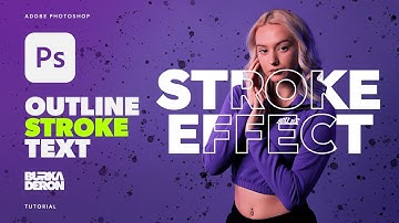Outline Stroke Text Effect Tutorial in Adobe Photoshop