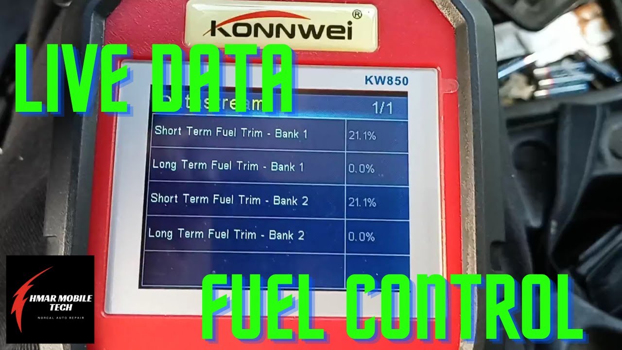 '08 FORD RANGER 4.0L OBD2 LIVE DATA DIAG. USING MY OBD2 KONNWEI ...