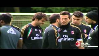 Hachim Mastour training with the first team at Milanello 13-05-214