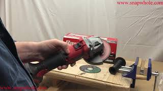 Harbor Freight Bauer 20v 4 1/2 Inch Angle Grinder Review