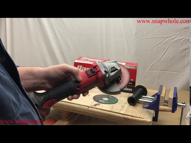 8 Amp 4-1/2 in. Trigger Grip Angle Grinder