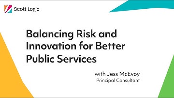 Balancing Risk and Innovation for Better Public Services // Jess McEvoy // Scott Logic