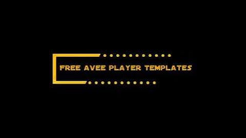 avee player visualizer template video
