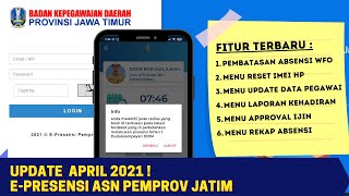 [ UPDATE APRIL 2021 ] E-Presensi BKD Pemprov Jatim Dari Pembatasan Absensi WFO Sampai Rekap Absensi screenshot 2