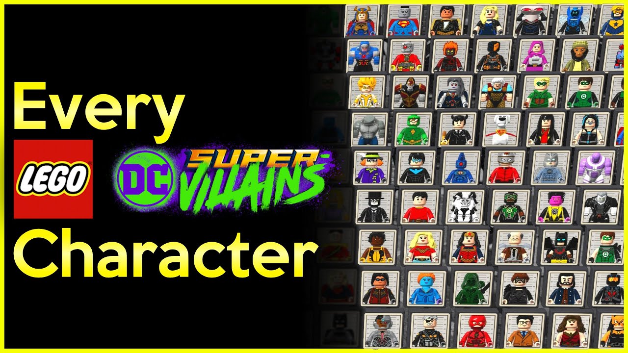 EVERY CHARACTER in LEGO DC Super-Villains (2018)