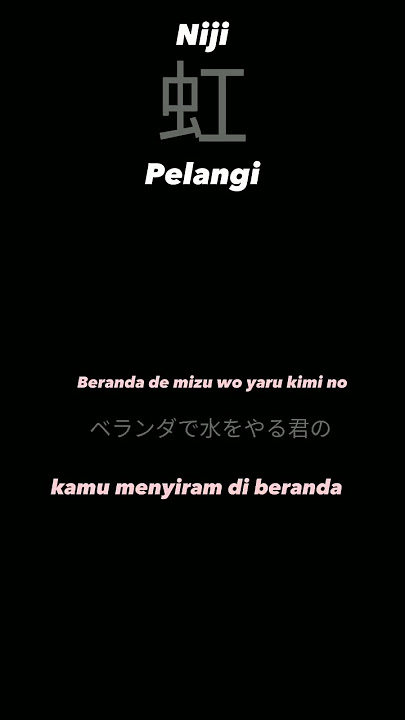Niji ( part lyrics ) #shortvideo #feedshorts #shorts #art #pfy #video