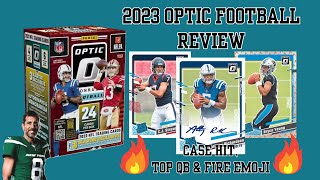 2023 Optic Football Review Case Hit, Top QB, Fire Emoji