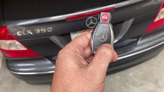 How to fix a Mercedes Benz CLK trunk actuator (C, E, SLK class)