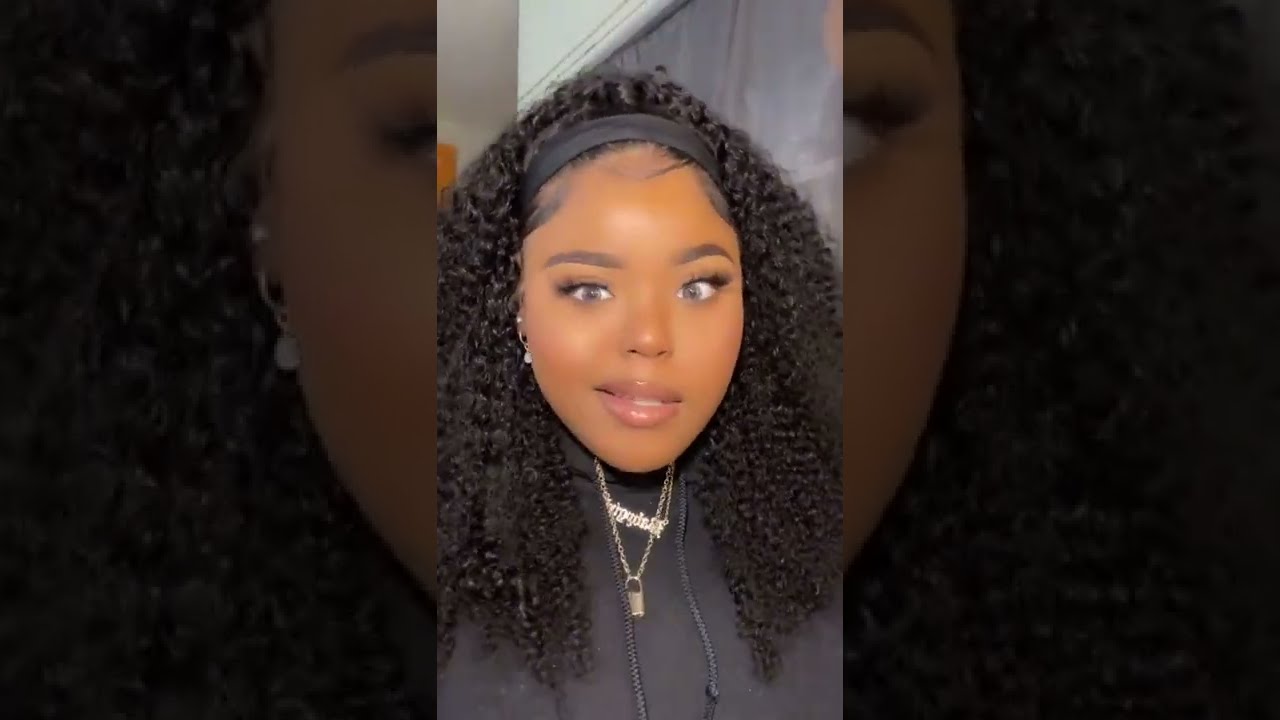 BEST WIG FOR NATURAL HAIR!❤ Water Wave Headband Wig Review! No Skill Needed! #Arabellahair