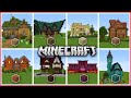 A Minecraft House for Every Type of Wood!