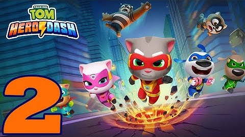 Talking Tom Hero Dash - Gameplay Walkthrough Part 2 (Android/iOS)