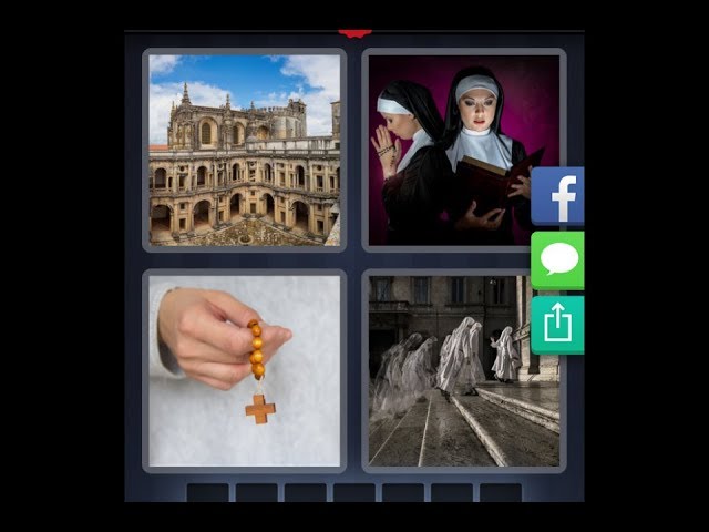 4 images 1 mot solution 5 lettres religieuse croix