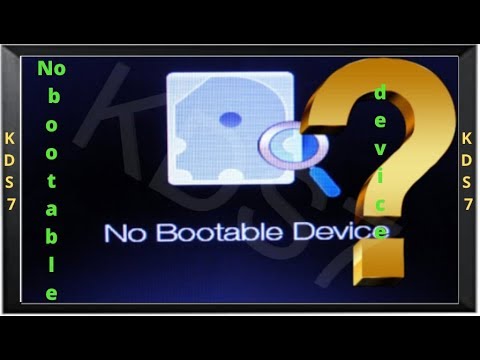 No bootable device fixed_ Solution