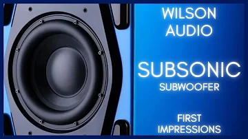 Wilson Audio's Sizable and Substantial Subsonic Subwoofer: First Impressions