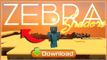 How to download ZEBRA SHADERS for Minecraft P.E | Shaders for mcpe
