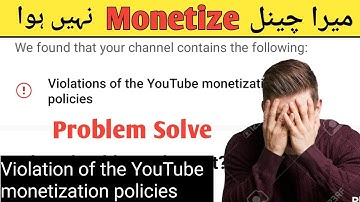 Violationsof the YouTube monetization policies | YouTube monetization policies 2023