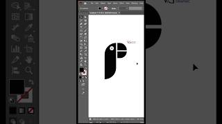 Adobe illustrator 2026: Easy Bird Logo Design Tutorial in 30 Seconds! 🦜✨ #vicktimegraphic