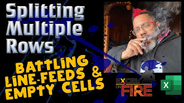 Splitting Multiple Columns in Power Query | Battling null values and line-feeds