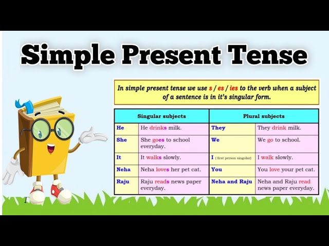 grammar explanation: simple present