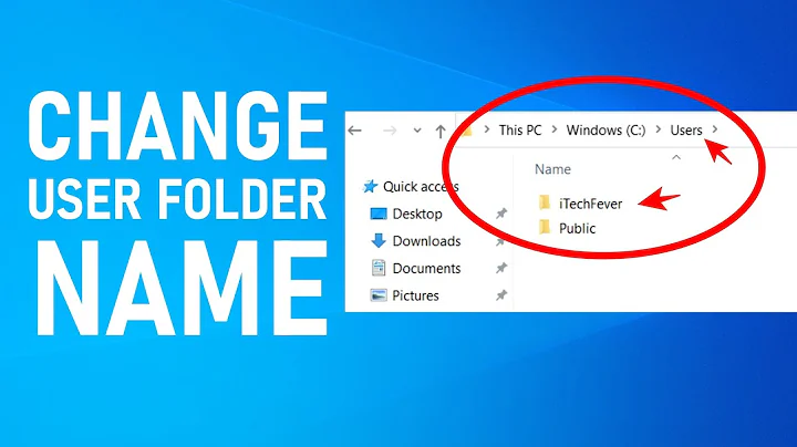 How To Change User Folder Name in Windows 10