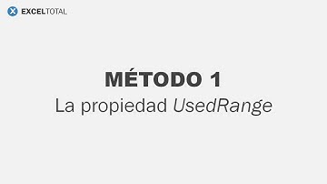 Encontrar la última fila con VBA