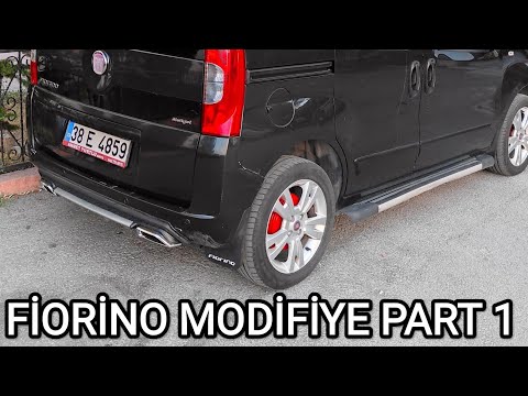 Fiat Fiorino Modifiye Part 1 || Fiorino spoiler || Far Parlatma || Fiorino Difüzör