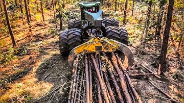 John Deere & Tigercat Equipment - Drone Footage