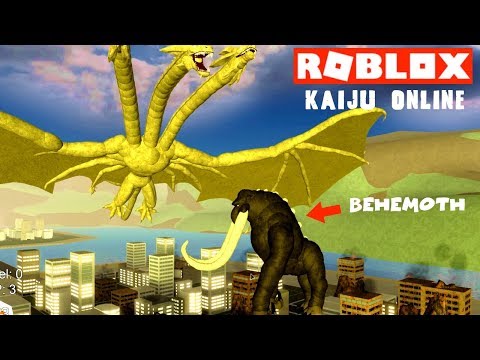 Kaiju Online Electric King Ghidorah Behemoth Mothra Godzilla - behemoth roblox id