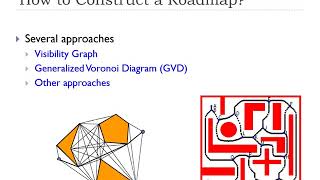 Roadmap Based Path Planning: Visibility Graph and Generalised Voronoi Diagrams as roadmaps