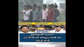 Jagan Cheats AP Youth, No Mega DSC #JaganFailedCM #JaganPaniAyipoyindhi #YSJagan