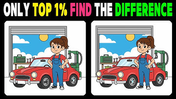 Spot the Difference: No One Can Find 3 Difference! 🧠【Find the Difference】