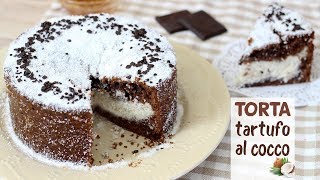 Ecco la nostra TORTA TARTUFO AL COCCO, una sofficissima torta al ci...