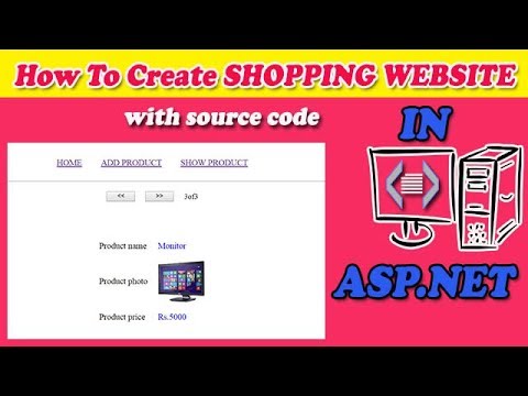Create Shopping website project in ASP.NET C# with source code