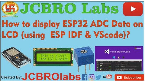 ADC data reading from ESP32 by ESP-IDF using VS code