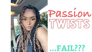 PASSION TWISTS USING RUBBER BAND METHOD | FAIL??? by Desi Jade 98 views 4 years ago 4 minutes, 9 seconds