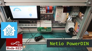 Netio PowerDin 4PZ z Node-RED i Home Assistant