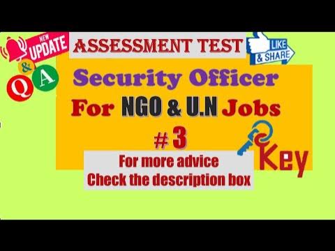 Security officer assessment test, Training 3A Test - YouTube
