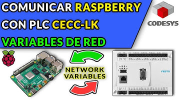 🔵✅CODESYS 3.5 - COMMUNICATE RASPBERRY WITH PLC CECC VIA NETWORK VARIABLES // NETWORK VARIABLES