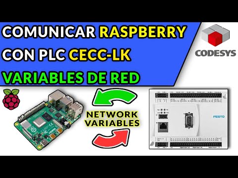 🔵✅CODESYS 3.5 - COMUNICAR RASPBERRY CON PLC CECC VÍA VARIABLES DE RED // NETWORK VARIABLES