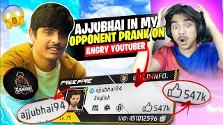 Ajjubhai Prank On Angry Streamer On Live He Got Scared - Garena Free Fire