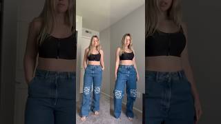 Baggy jeans. Which size should I keep? #fashionblogger #fashiontips #fashion Baggy jeans. Which size should I keep? #fashionblogger #fashiontips #fashion