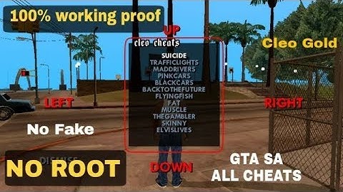 No root How To install cheats/cleo mods in GTA San Andreas for android support 7.0 nougat hindi