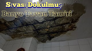 Tavan Sıva Tamiri 🛠️ Sıvası Dökülmüş Tavan Tamiri Nasıl Yapılır ❓