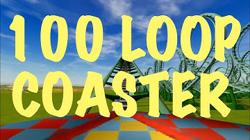 100 LOOP COASTER // Rollercoaster Tycoon 3 // Sandbox Build Ep.1