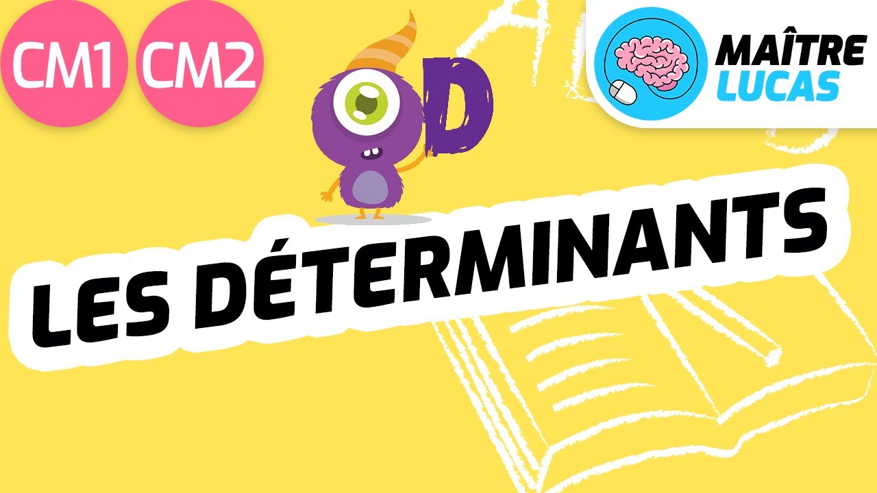 Les déterminants CM1 - CM2 - 6e - Cycle 3 - Français : grammaire