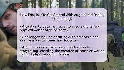How Easy Is It To Get Started With Augmented Reality Filmmaking? - The SciFi Reel