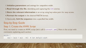 Converting a GenBank-like Multiline Record to FASTA Format Using AWK