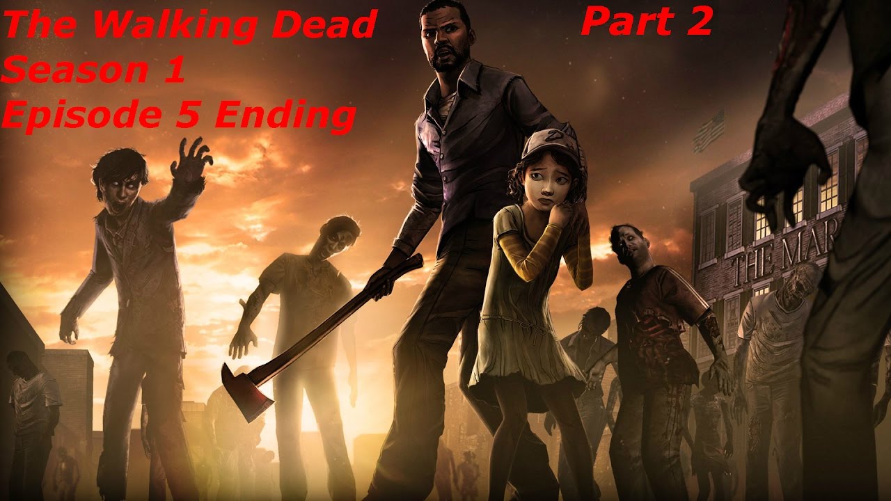 sony interactive entertainment europe limited Telltale's The Walking Dead Season 1 Episode 5 Walkthrough Part 2 Ending